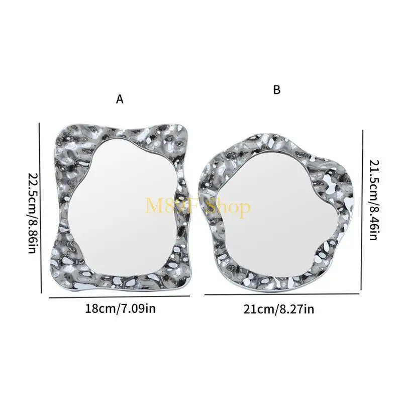 M89F Gương mỹ phẩm Cloud Vanity gương máy tính trang điểm máy tính để bàn, gương trang điểm du lịch