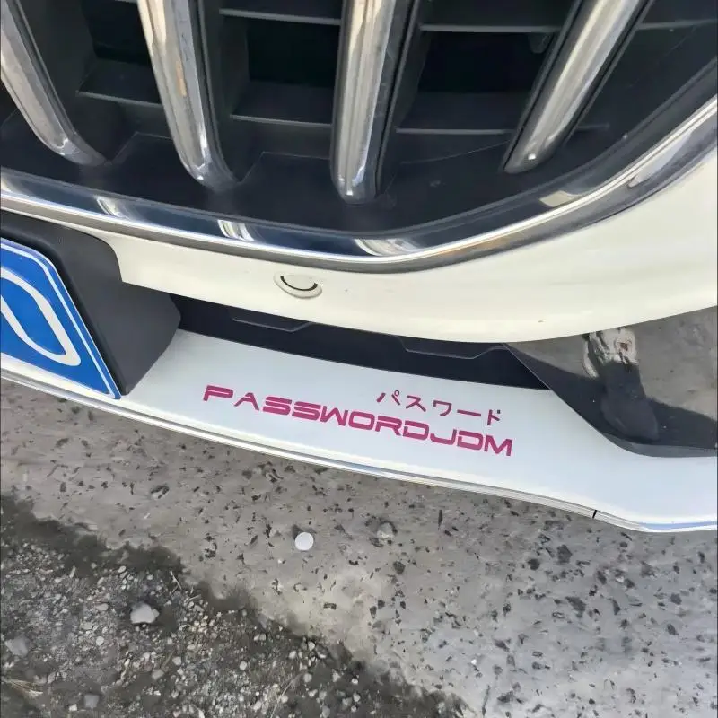 الجبهة مجرفة ملصق مائي PASSWORDJDM مصباح الحاجب الخلفي ديكور السيارات حافة ملصق تحدها شخصية للسيارات اليابانية #6