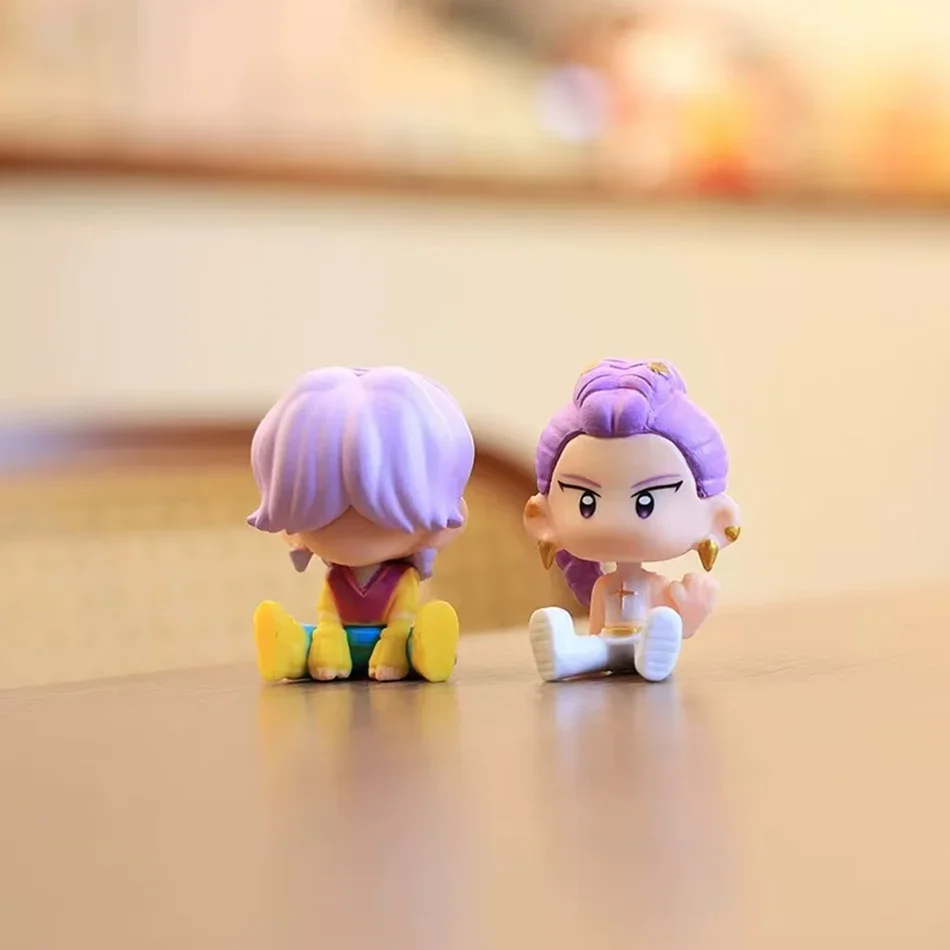 10pcs/Set K/pop Demon Hunters Figure Toy Cartoon Rumi/Mira/Zoey Action Figure PVC Desktop Decoration Model Doll Toy Fans Gift