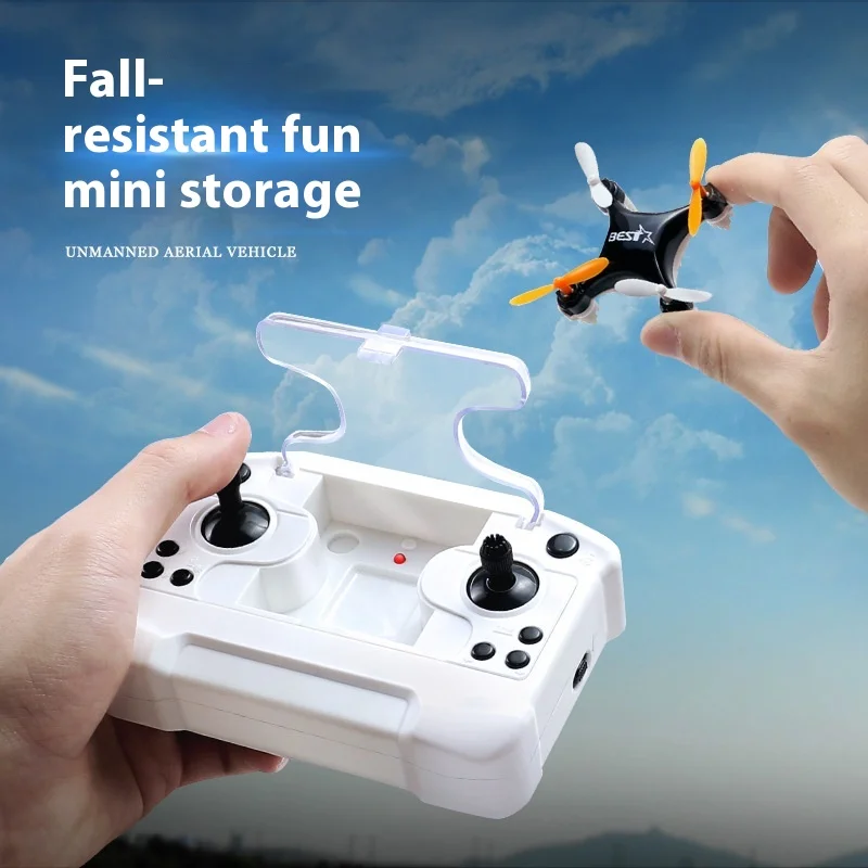 

New Unmanned Aerial Vehicle Mini Remote-Controlled Airplane Children'S Toy Mini Airplane Fixed Height Quadcopter Model Airplane