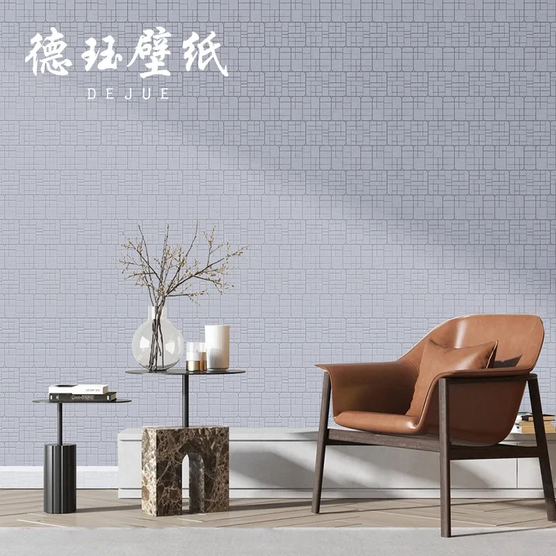 Nordic Modern Simple Golden Silver Gray Geometric Pattern Wallpaper for Living Room Bedroom Accent Wall