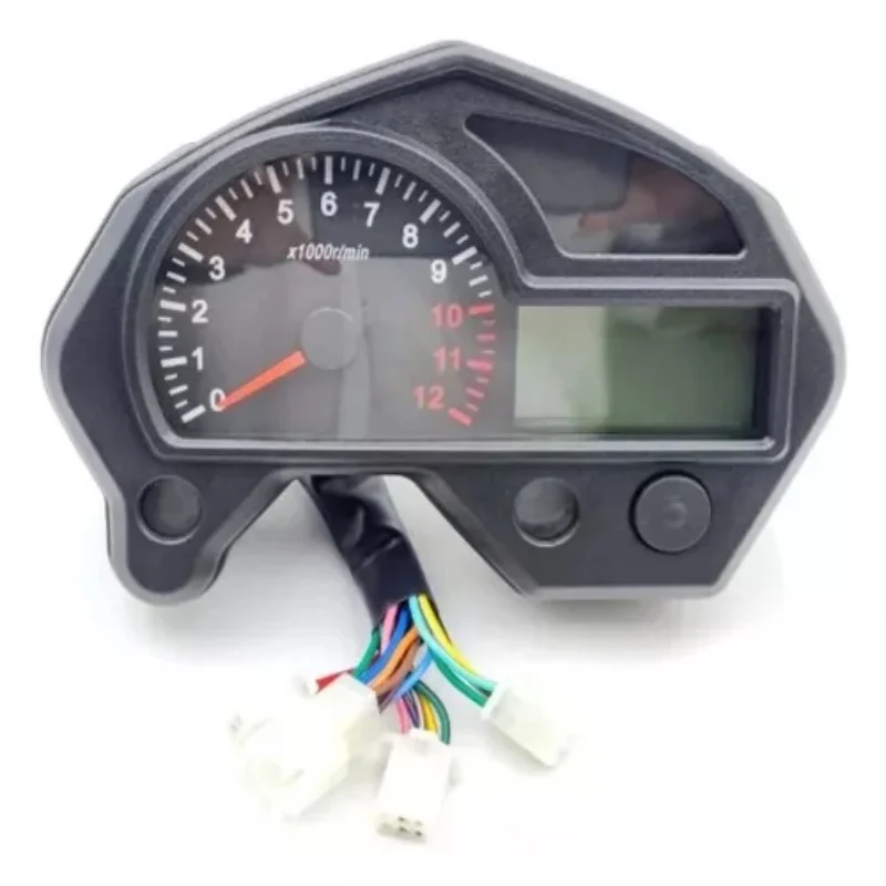Motorcycle Digital Speedometer Dashboard For Italika FT180 FT200 Odometer Gauge Instrument Cluster Replacement Black view 2