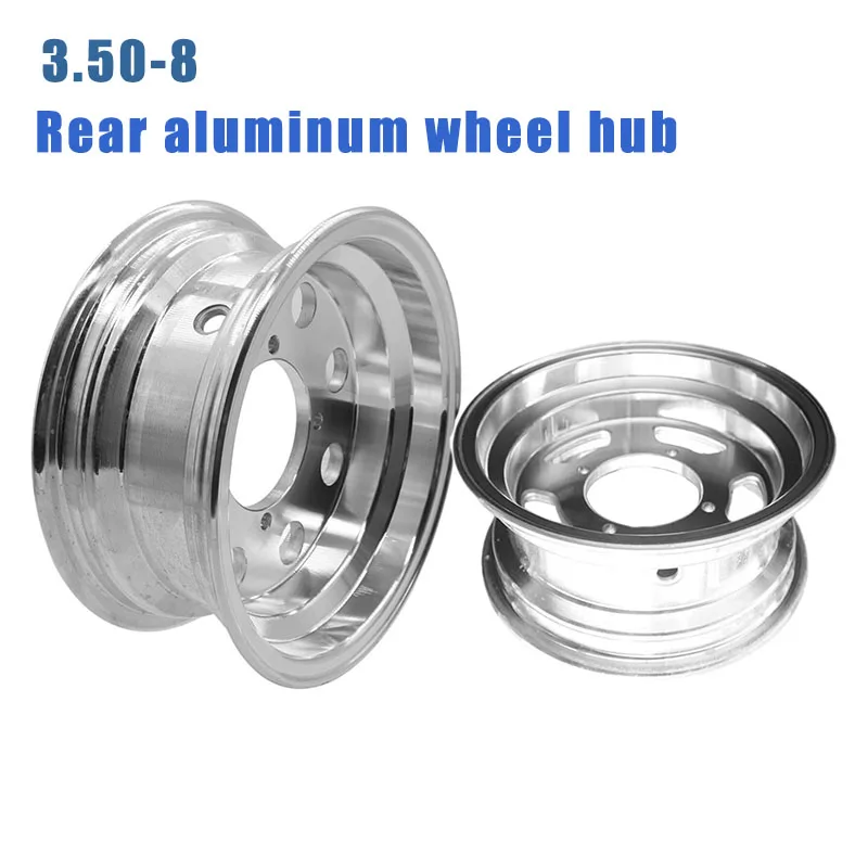 8 Inch Electroplated Rim 2.75/3.00-8 front 3.50-8 rear aluminum wheel hub For Monkey Bike Small  Motorcycle Hubs Modified