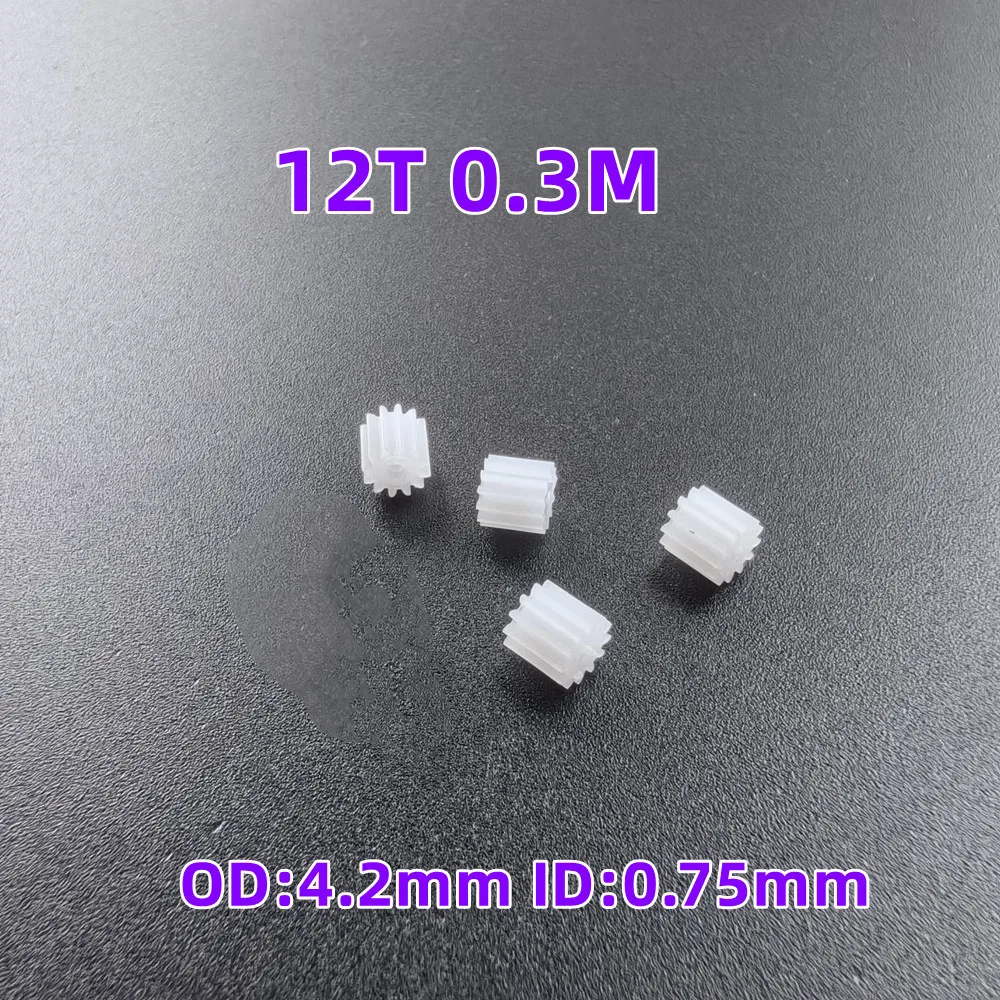 Plastic Small Motor Gear Teeth 6T 7T 8T 9T 10T 11T 12T 13T R/C Helicopter Quadcopter Drone Model Toys Spare Parts Accessories