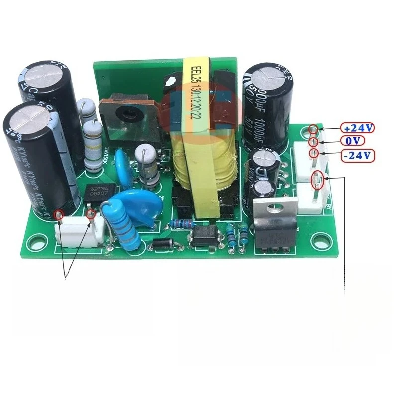 Dual power supply plus or minus 24V with detection switch power supply board 220V/380V with detection and identification