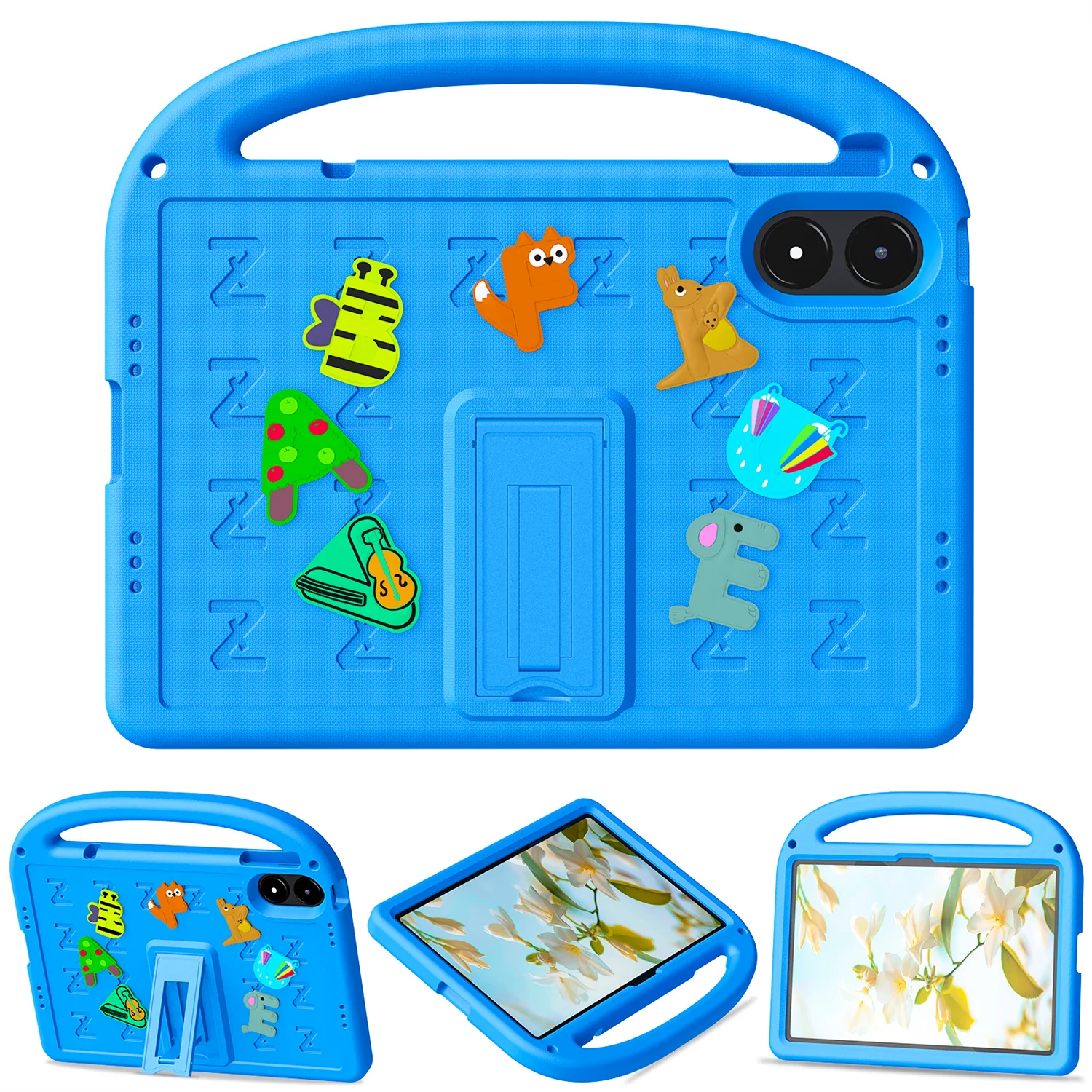 Tablet Case For Xiaomi Redmi Pad Pro / Pad Pro 5G  /  Poco Pad 5G  /  4G Kickstand Case Cartoon Design Anti-Drop EVA+PC Tablet C
