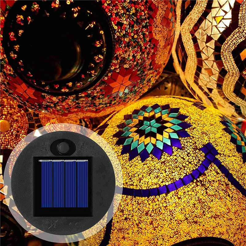 AT05-12 قطع استبدال ضوء الشمس القمم في الهواء الطلق شنقا فانوس ضوء أجزاء ضوء الشمس أضواء الشمسية المستديرة للماء