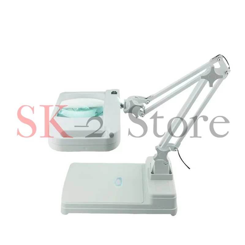 Desktop magnifying glass LED desk lamp Mobile phone repair desk lamp high definition desktop magnifying glass