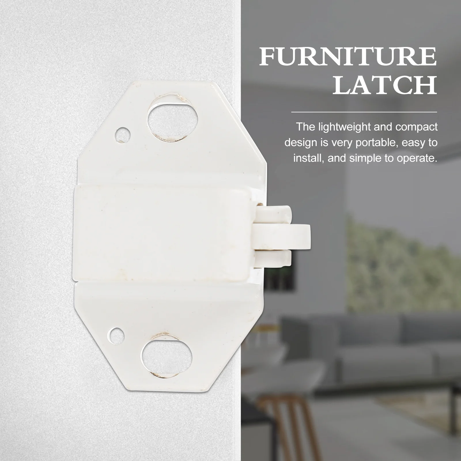 

10 set Door Balls Cabinet Lock For Wardrobe Cupboard Wooden Furniture Screen Door Buckle Closet Catcher Clip