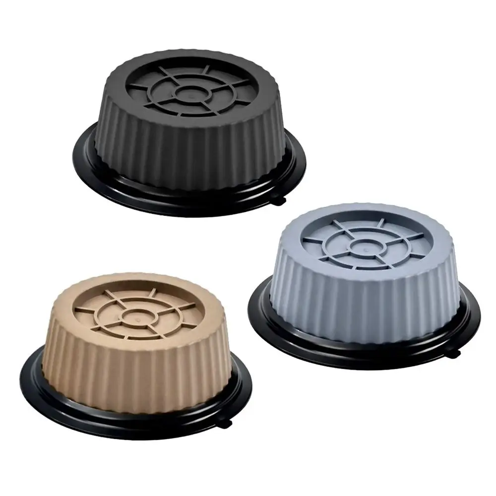 4pcs Raise Height Washing Machine Shockproof Pad Adjustable Height Rubber Anti Vibration Mat Non-slip Noise Reduction