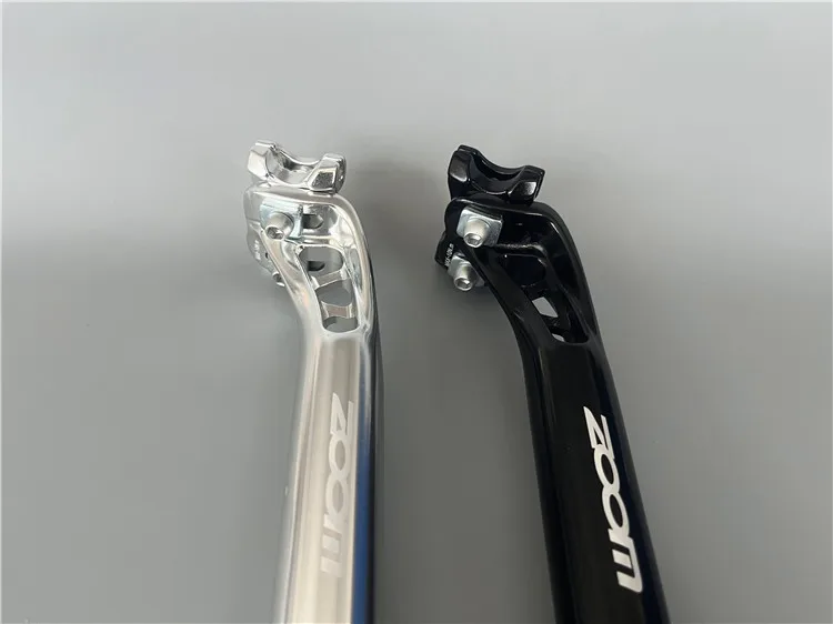 ZOOM Hinten Schwimmende Gebrochene Luft Sitzrohr Retro Hohl Aluminium Legierung Sitzstange Schwarz Sitzrohr 27,2mm * 300mm Fixie Fahrrad Sattelstütze – Detail 2