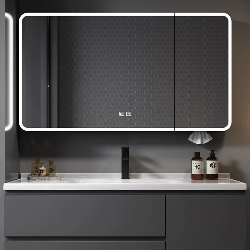 Light Luxury Bathroom Cabinets Bathroom Bathroom Cabinets High-end Package Combination Home Furniture In Particolare ZY50YS