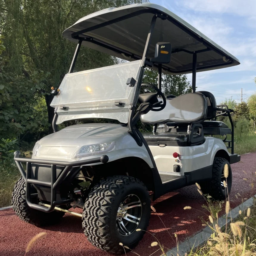 

2+2 4+2 Type Golf Cart Model C 4 6 Seater Brand New Powerful 4 Wheel Fast Powerful Electric Golf Cart