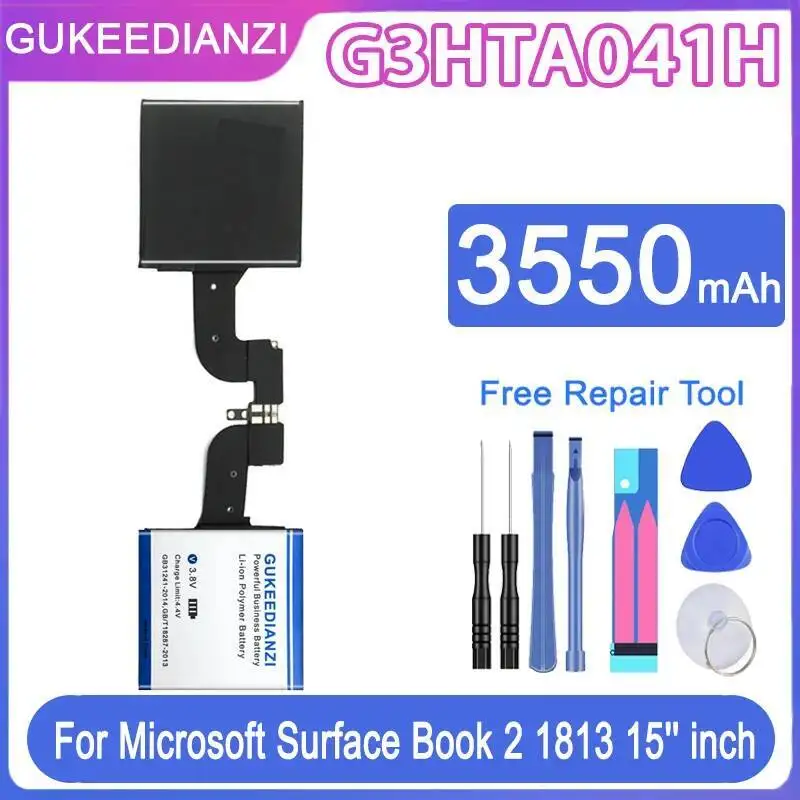 

Высокоэффективная клавиатура для Microsoft Surface Book 2 2Nd 1813 15 дюймов G3HTA040H G3HTA041H, аккумулятор для планшета 3550 мАч