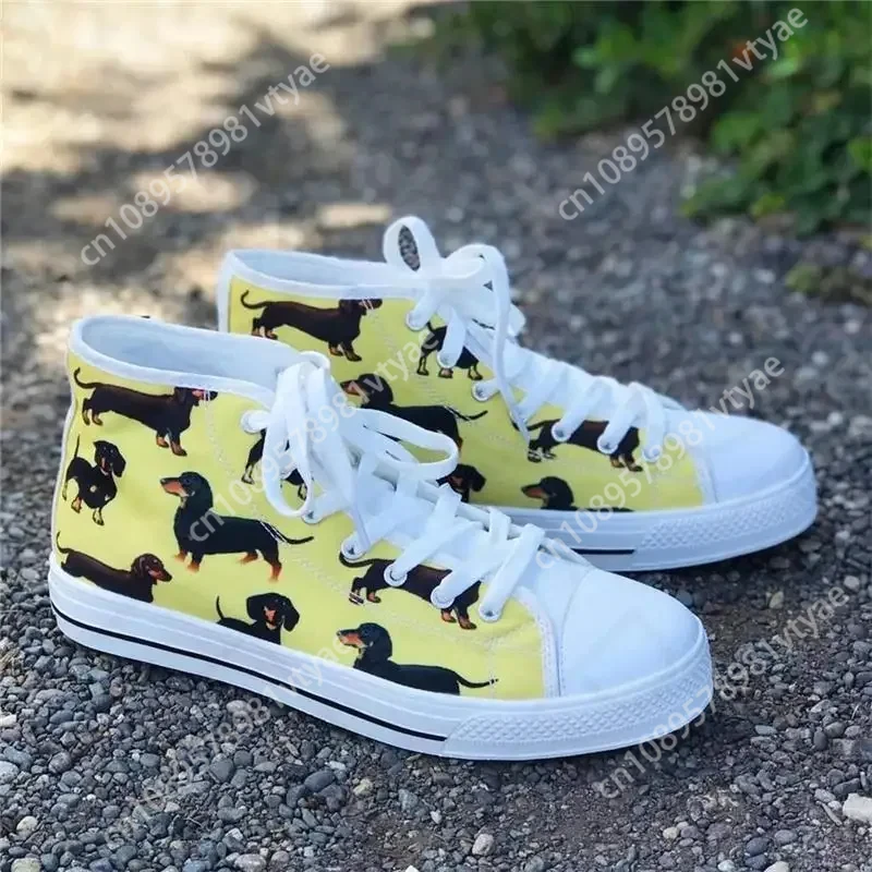 Custom Made New Kiss Rock Band Design High Top Canvas Shoes Men Women Casual Classic Sneakers Lace-up Flat Shoes Casual Walkings