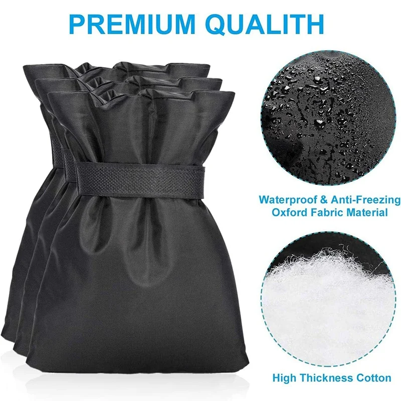 Winter Faucet Cover Outdoor Antifreeze Faucet Covers Hose Bib Accessories Reusable Tap Protector Frost Protection Cover