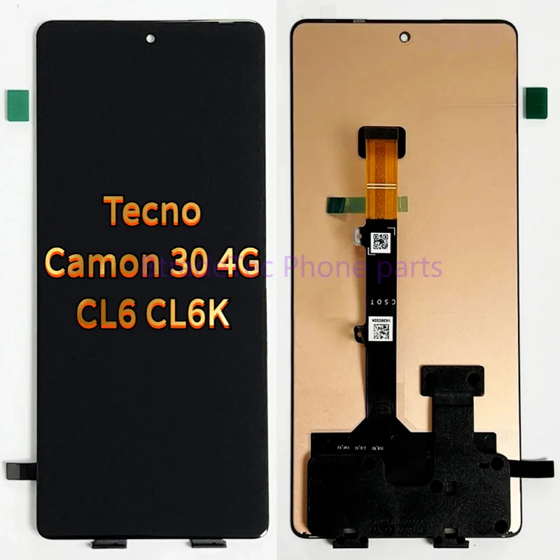 

6.78" Orig For Tecno Camon 30 4G CL6 CL6K AMOLED Display Touch Screen Digitizer