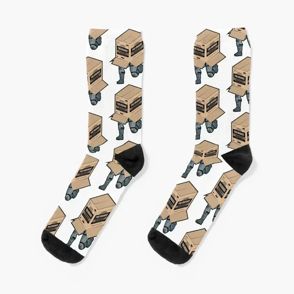 

Solid Snake Sneaking in Box - Metal Gear Solid Socks Stockings compression sports and leisure Socks For Women Men's