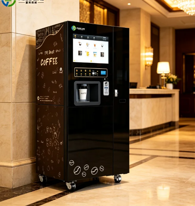 Easy Maintenance Coffee Vending Machine Fully Automatic Grind Coffee Vending Machine