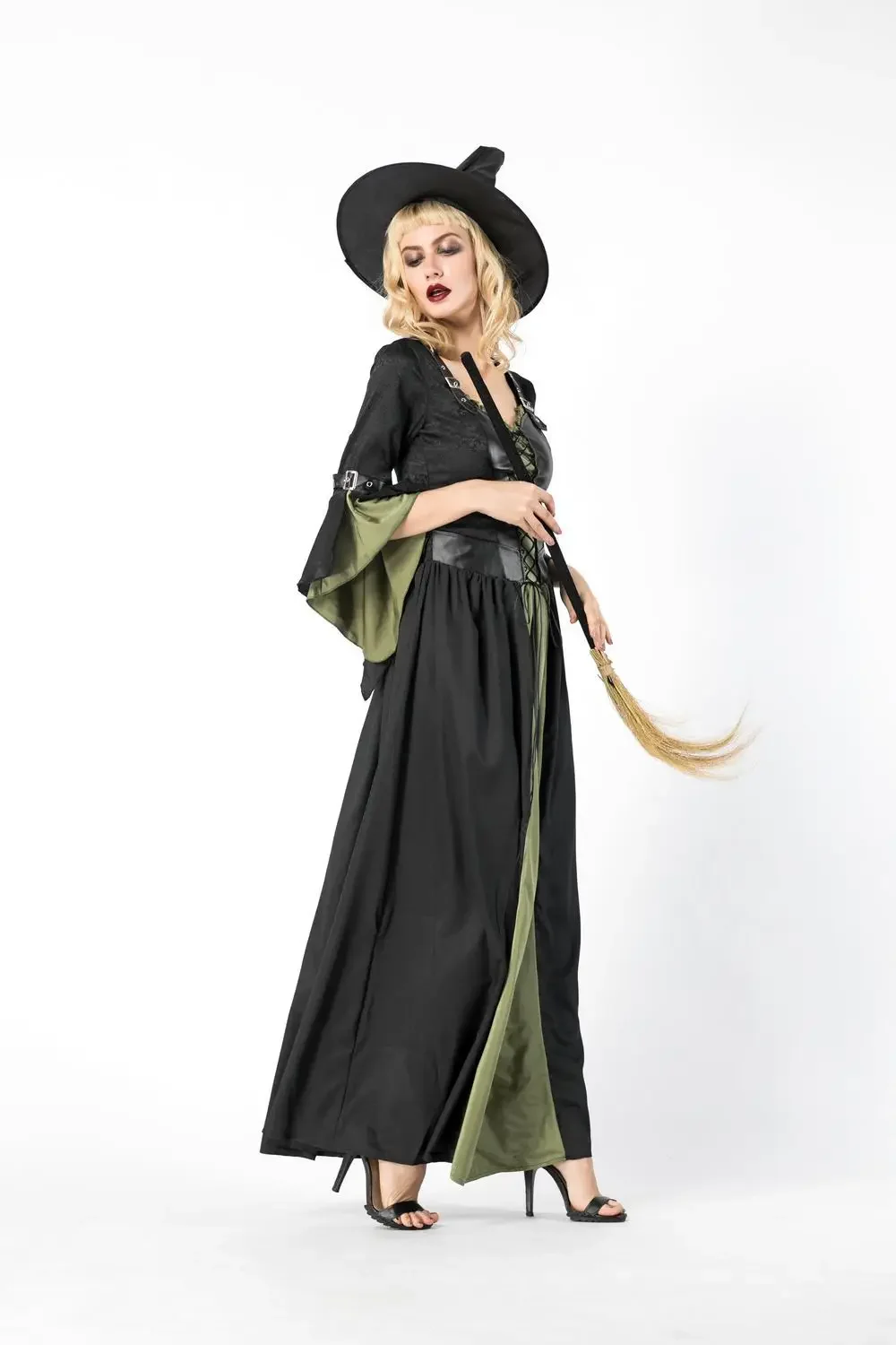 Halloween Witch Vampire Costumes For Women Adult Carnival Party Performance Drama Masquerade Clothing