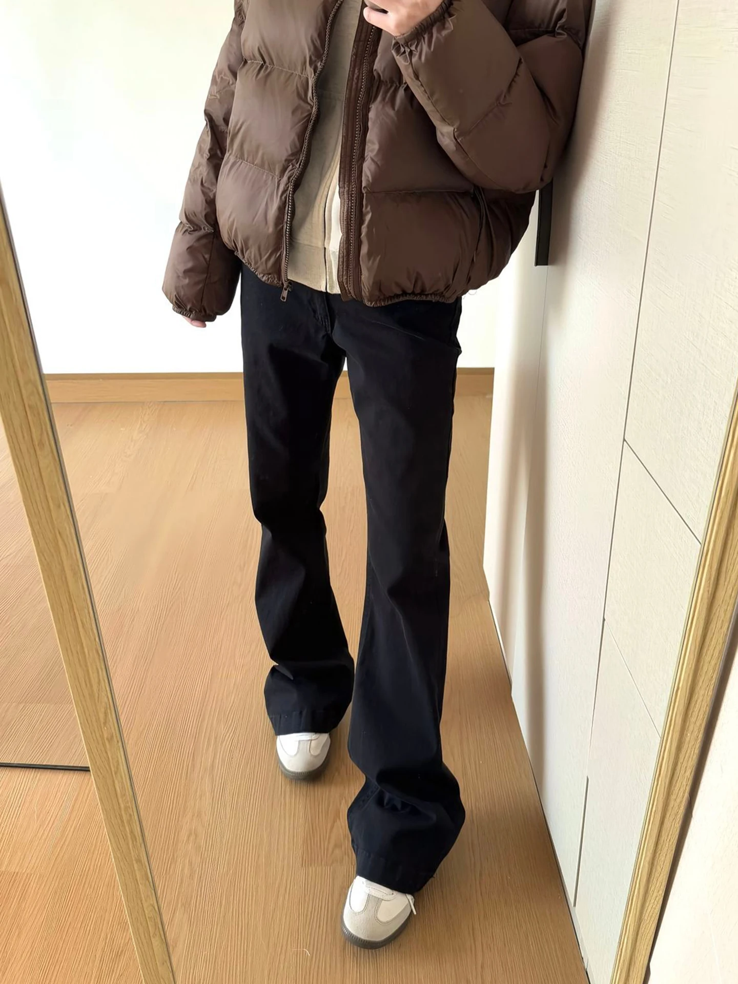 

Fce Lined Straight Leg Men's Jeans Slimming Long Leg Effect Bla Le Blade Design Winter Warm Casual Trousers