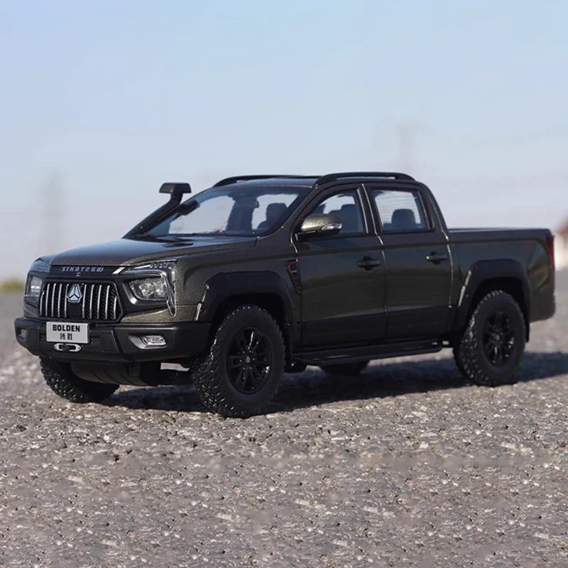 1:18 Scale Boloen S9 Pickup 4X4 SUV Off-road Simulation Alloy Car Model Static Dispaly Collectible Toy Gift Souvenir Decoration