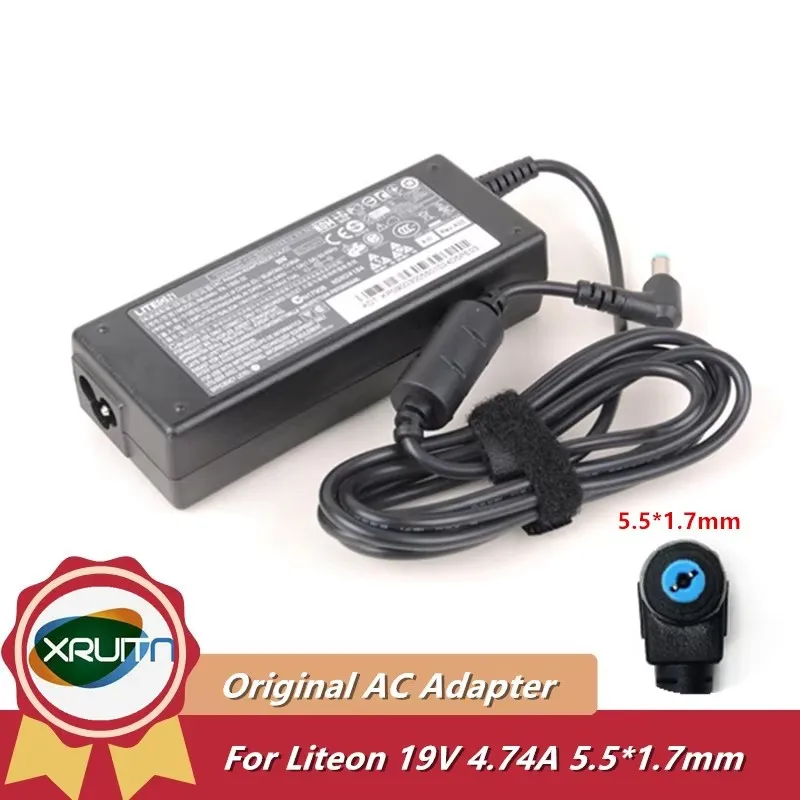 Genuine Liteon PA-1900-32 90W 19V 4.74A AC Adapter For ACER ASPIRE 3610 5735 1410 4741G Laptop PA-1900-34 A10-090P3A 5.5*1.7mm