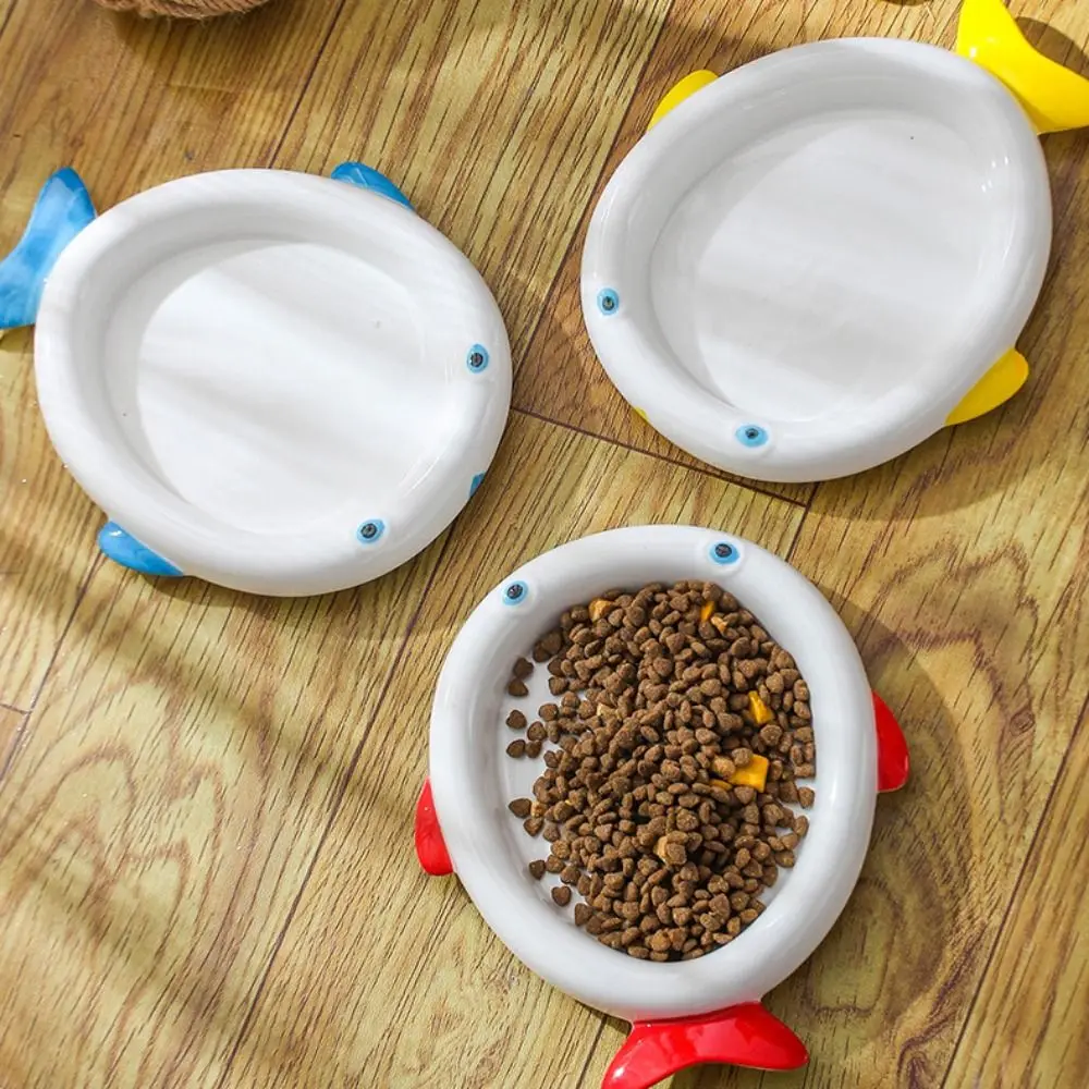 

Pet Supplies Ceramic Cat Bowl Cute Creative Dog Food Feeding Basin Multi-use Large Capacity Pet Drinking Feeder Water Container