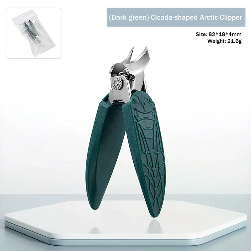 1pc Anti-Splash 25° Slant Edge Eagle Beak Nail Clipper Professional High-End Oblique Trimmer Ingrown Toenail Pedicure Tools