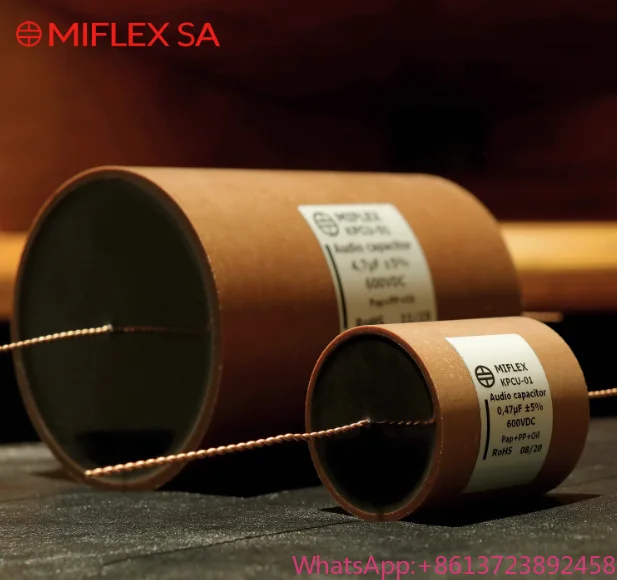 

MIFLEX copper foil oil immersed paper tube capacitor KPCU-01 KPCU-03 250V 600V European made original imported
