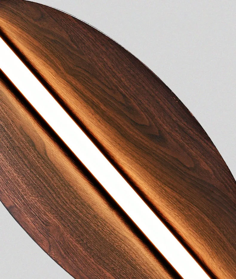 Brown Metal Leaf Home Wall Light