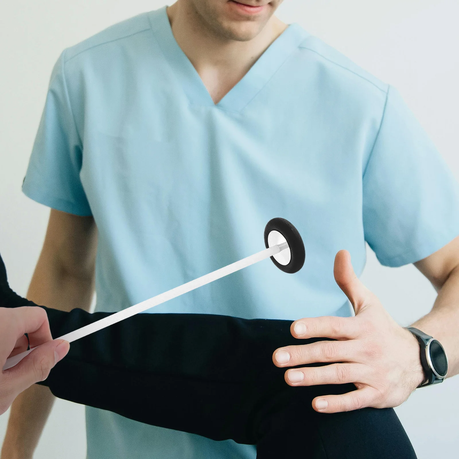Runder Reflex-Diagnosehammer, tragbares neurologisches Untersuchungswerkzeug, langlebiger Kunststoff, multifunktionale medizinische Diagnose