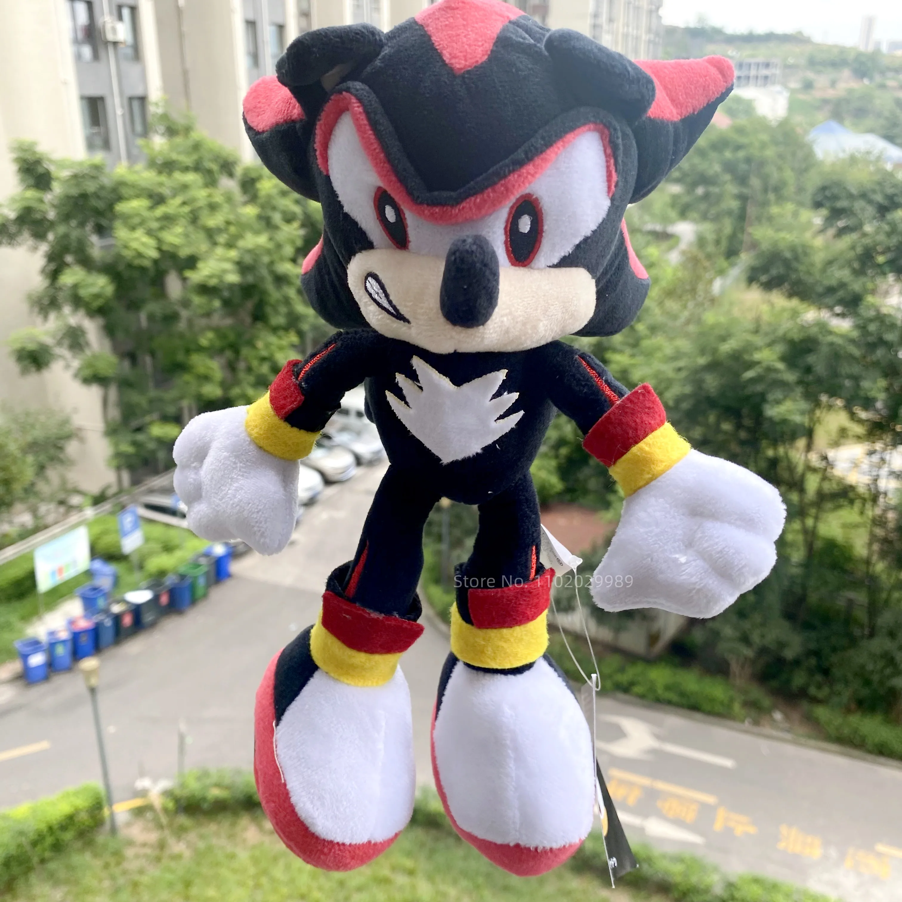 25cm New Shadow the Hedgehog Knuckles the Echidna Cute Stuffed Plush Doll Animal CartoonToys Kids Birthday Gift