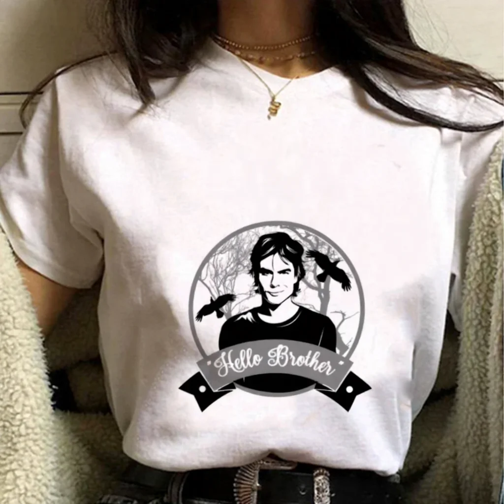 

The Vampire Diaries TV Inspired T-Shirt the Vampire Diaries t shirt ulzzang casual aesthetic t shirt top tees Unisex T-Shirt