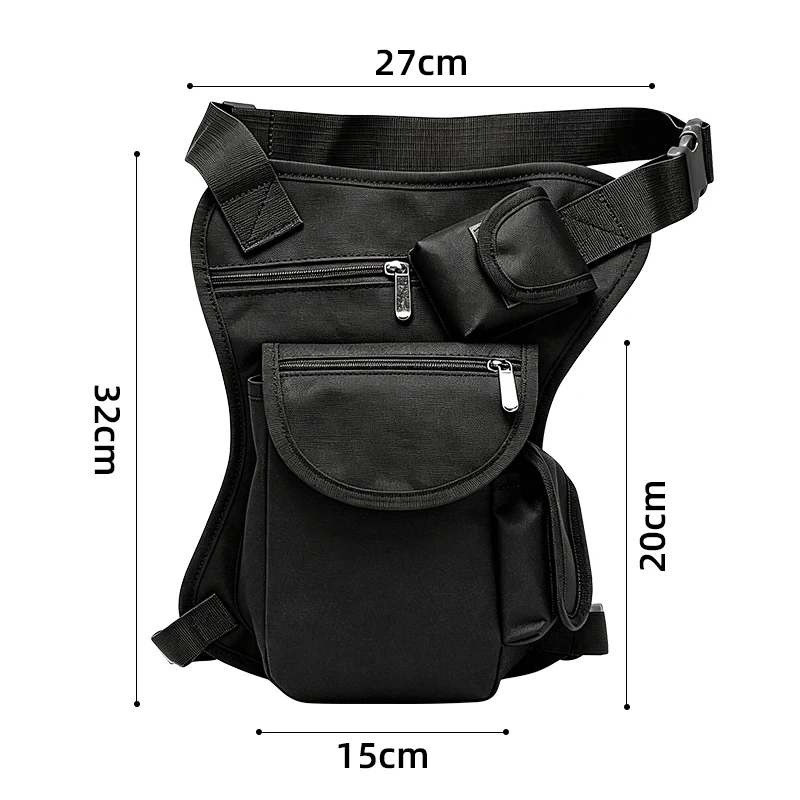 Motorcycle storage bag, men's waist bag, leg bag, multi-functional leg bag for motorcycle riding,  storage for various purposes