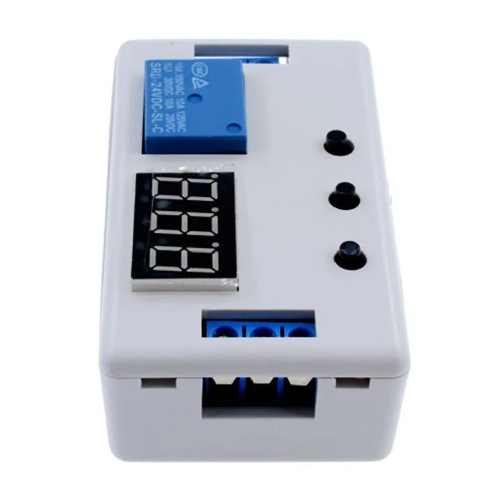 DC 12V 24V LED Digital Display Automation Delay Relay Trigger Time Circuit Timer Control Cycle Adjustable Switch Relay Module.