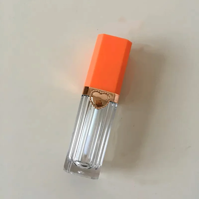 10/30/50pcs vide 9ml haut de gamme Orange carré brillant à lèvres Tube bricolage liquide rouge à lèvres Tube huile pour les lèvres bouteille cosmétique conteneur outil