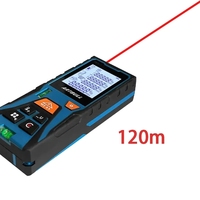 ARTBULL 120M Digital Red Laser Tape Measure 50M Laser Distance Meter Rangefinder with Horizontal