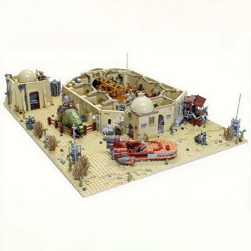 3450 pz MOC Modulare Mos Eisley Cantina Star Battle Building Blocks Regalo Di Natale Ispirare Compleanno Creativo per Giovani Costruttori