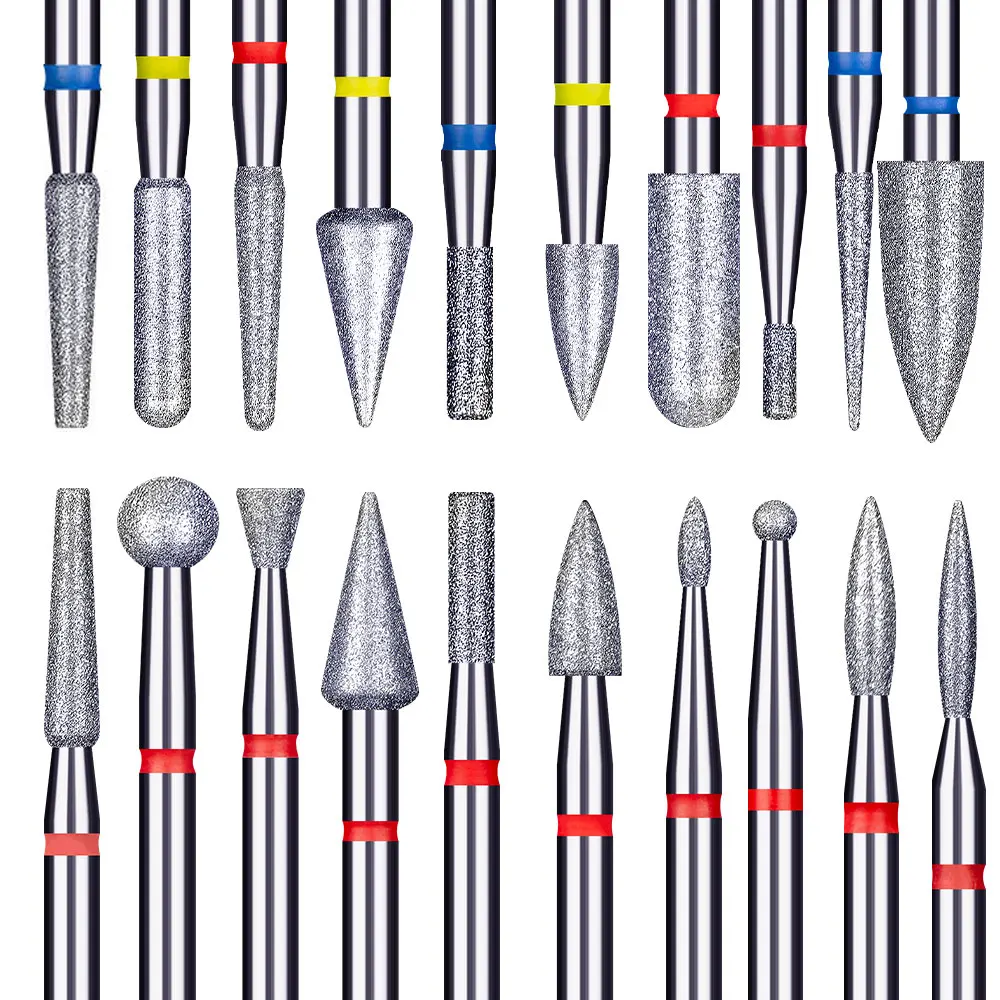 

10 шт./кор., высококачественные алмазные сверла для ногтей для ногтей, омертвевшая кожа, мозоли, маникюр, инструменты для очистки кутикулы, аксессуары