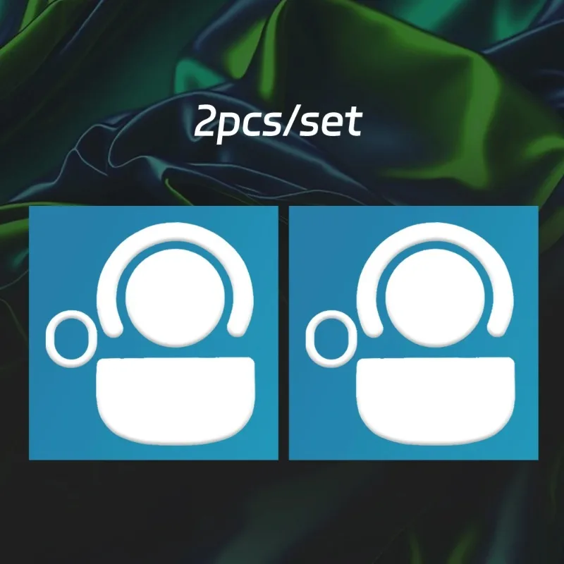 

1-2set PTFE Enhanced ICE Mouse Skates For Logitech GPW Gen 1/2/3/4Hawkeye – White Rounded Edges High-Speed Glides