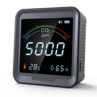 3in1 Indoor CO2 Detector Air Quality Monitor Infrared NDIR Detector with Temperature Humidity Detection Carbon Dioxide CO2 Meter