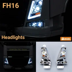 1/14 RC LED 5V Headlight FH16 Lighting System Lamp for 1/14 Tamiya Truck FH16 XL750 56360 56362 56375 Noxion MFC-03 M24 Parts