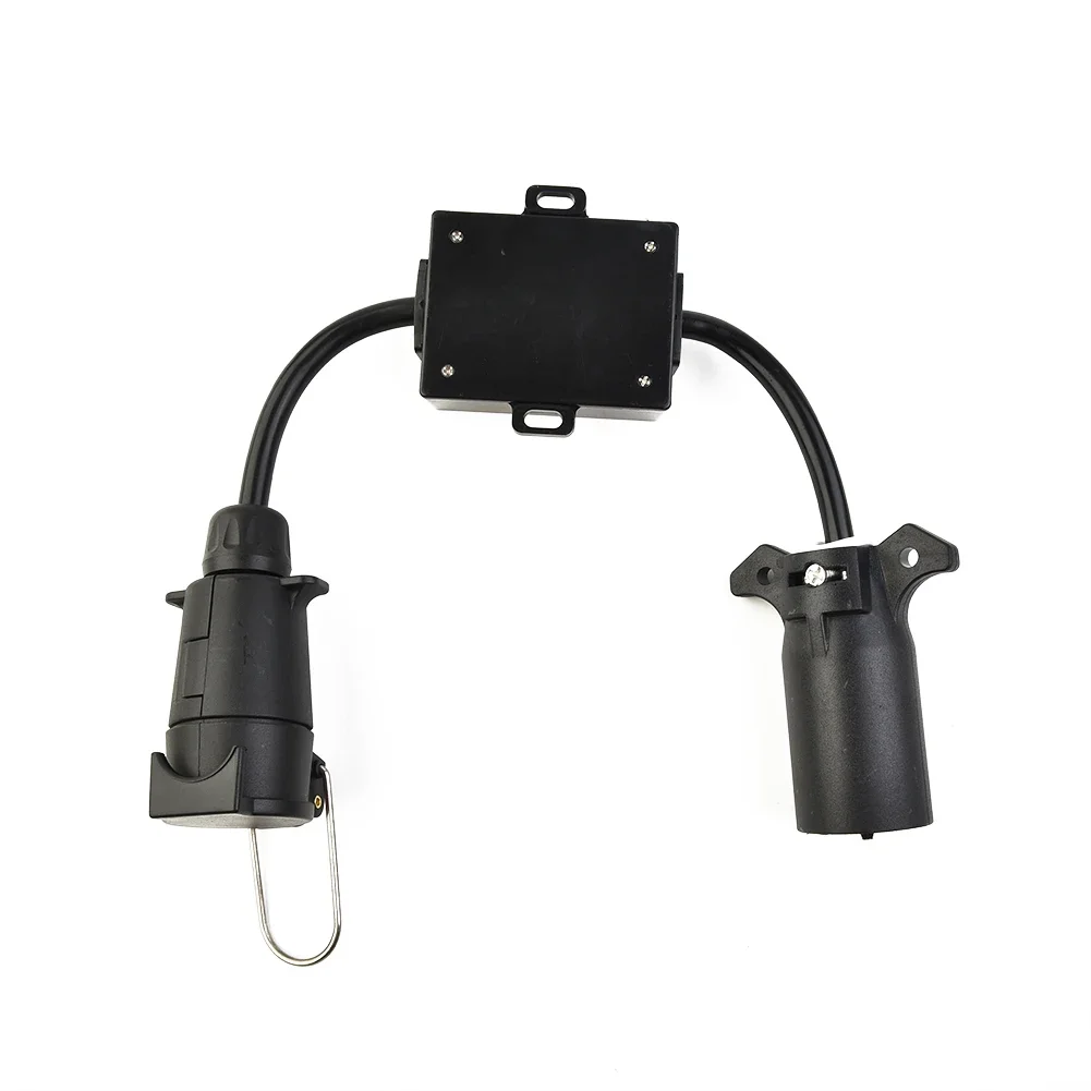 

1×Trailer Light Converter For Two-Wire Vehicle 7-Pin To Eu 7-Pin Separation Brake Light Line Taillight Line Separation
