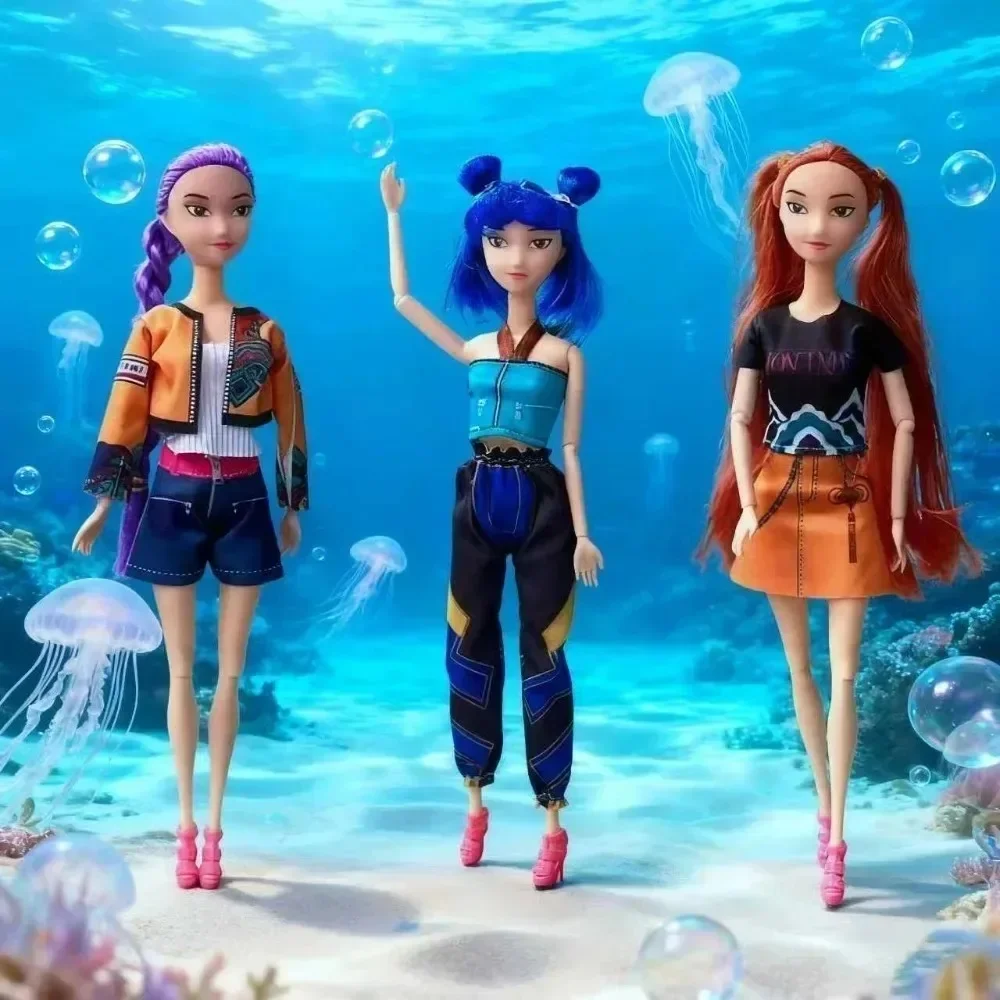 HOTanime k pop Cacciatori di demoni Strega Hunter Group Alta aspetto Colla bambola bambola Cuore della ragazza Bambola decorativa Regali di festa