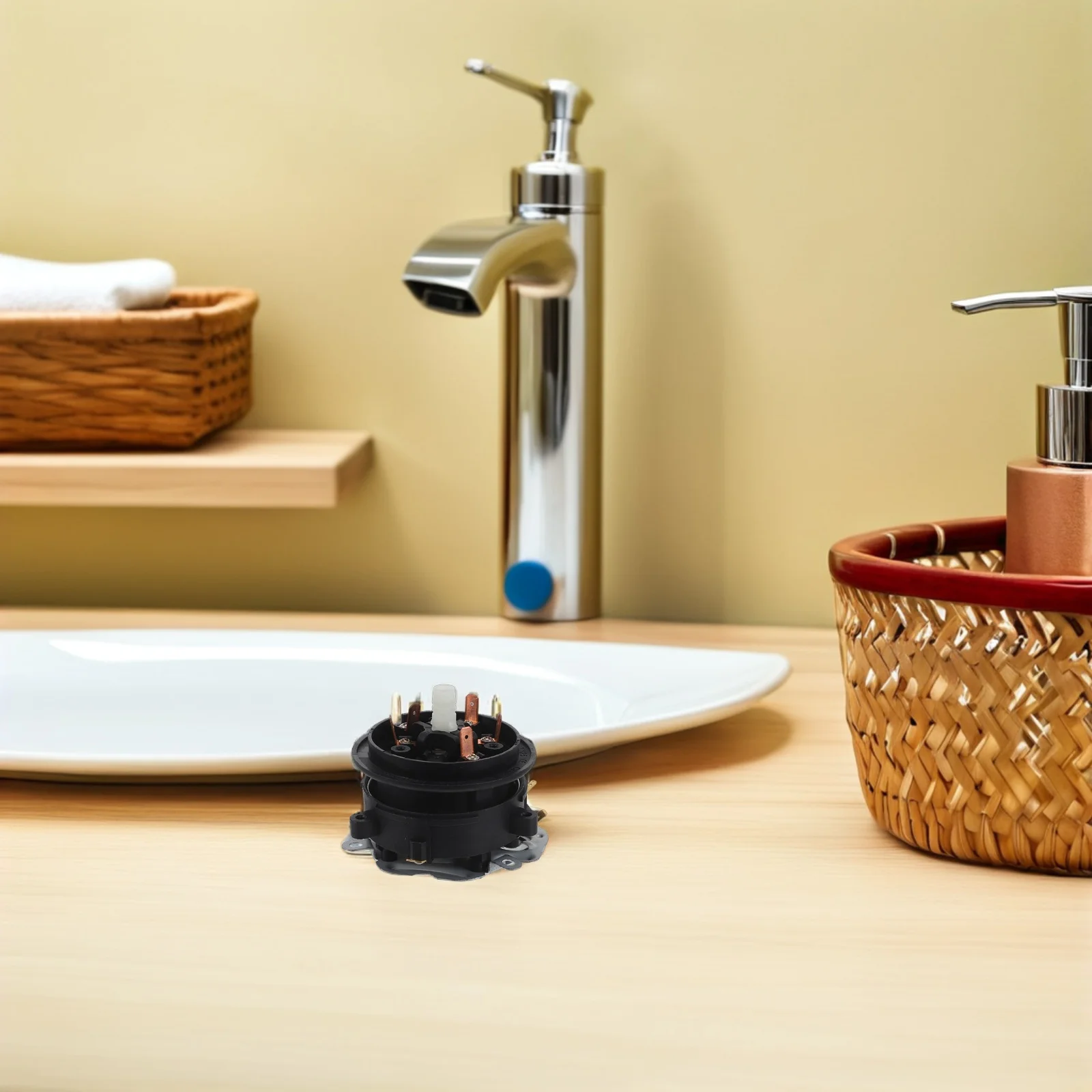 

Electric Water Heater Thermostat Stable Temperature Regulator for Bathroom Electric Heating Efficient Energy Saving