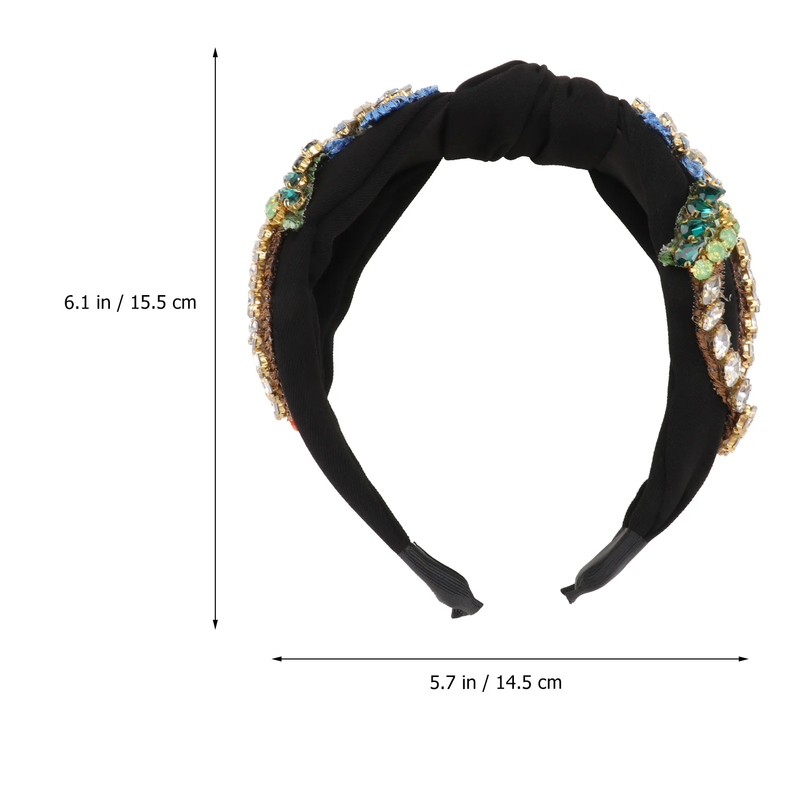 Vintage Headband Retro Style Hair Hoop Girl Headdress Rhinestone Embroidery Wedding Accessories Bands Hairband Bohemia Flash