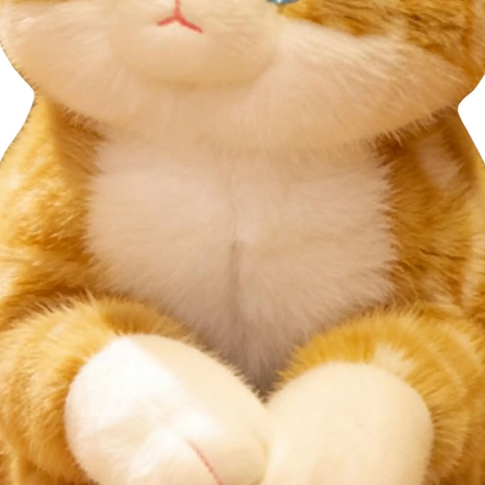 19.6インチの寝そべり姿勢のぬいぐるみ猫、抱き枕、リアルな寝そべり姿勢の子猫のぬいぐるみ、子供、女の子、誕生日、大人のストレス解消に