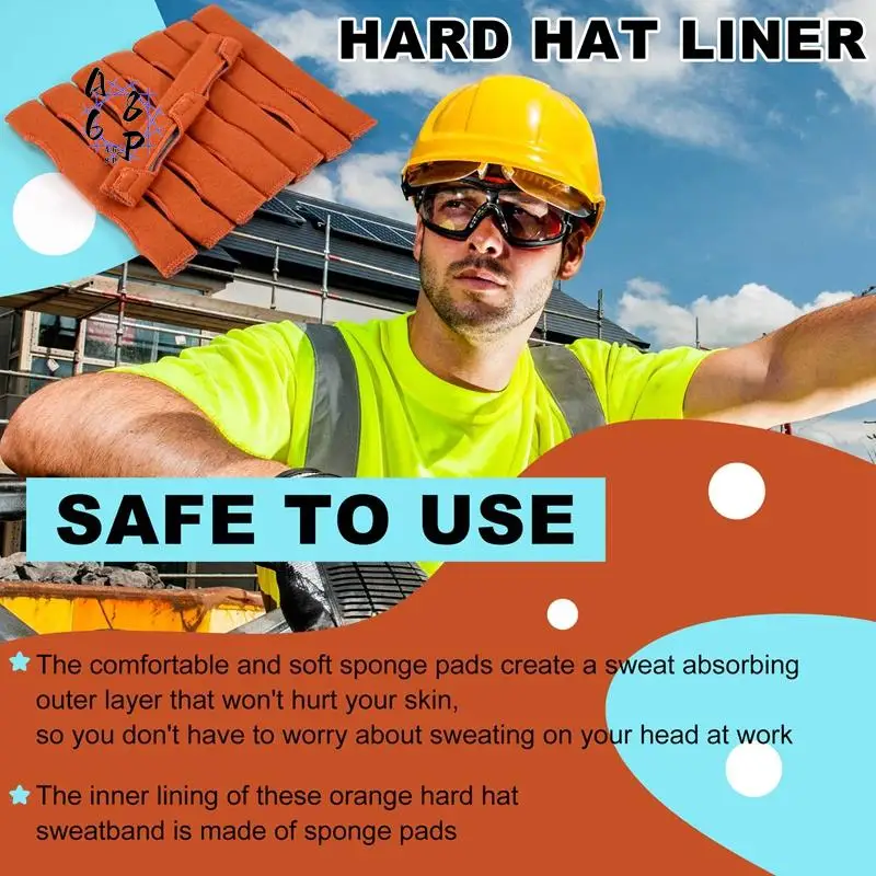 A68P-Hard Hat Sweatband Liners Helmet Welding Antiperspirant Belt Sweatband Air Cushion Sweatband Helmet Comforter Pad
