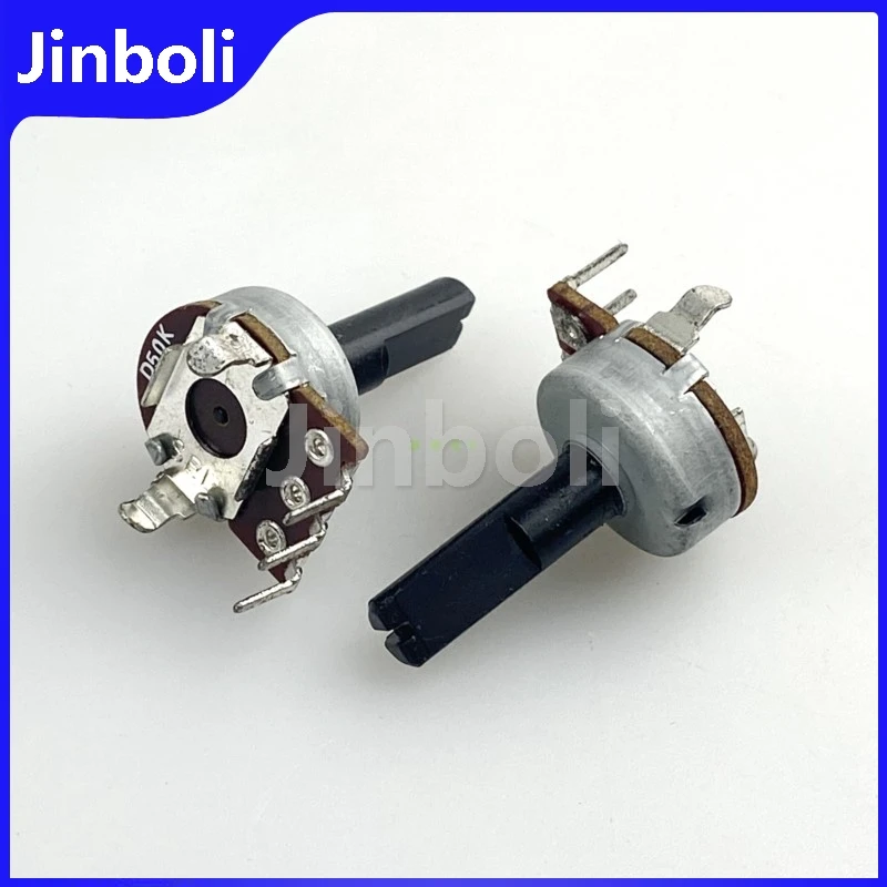 1PCS R161 Type Single Potentiometer D50K 3Pins Shaft Length 20MM Adjustment Temperature And Speed Volume Control Potentiometers